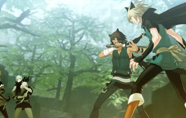 Игра, аниме, арт, парни, персонажи, Lamento