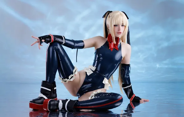 Bodysuit, sexy girl, cosplay, Dead or Alive, Marie Rose, ero cosplay, sharkparty