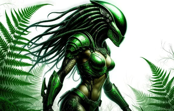 Girl, predator, neural network