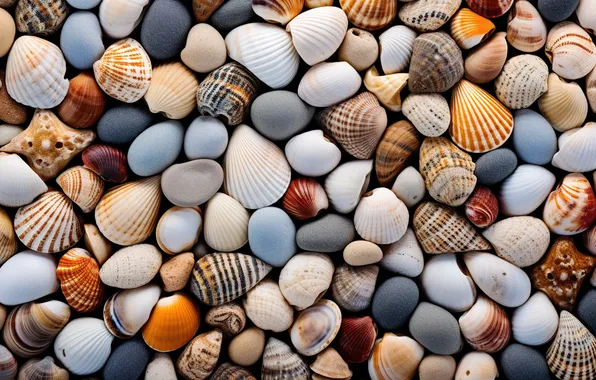 Песок, пляж, камни, фон, ракушки, beach, texture, background