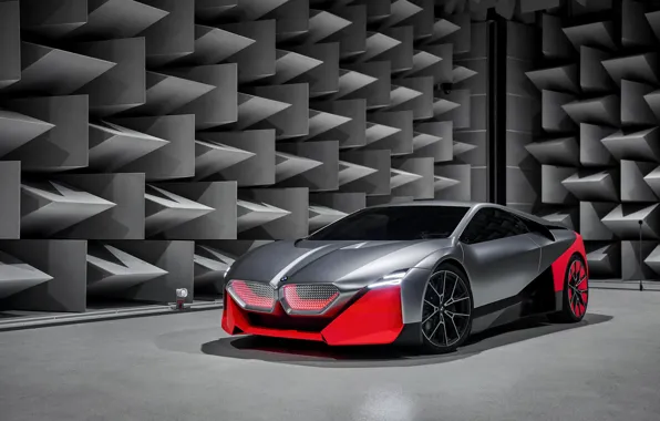 Картинка стены, купе, камера, BMW, 2019, Vision M NEXT Concept