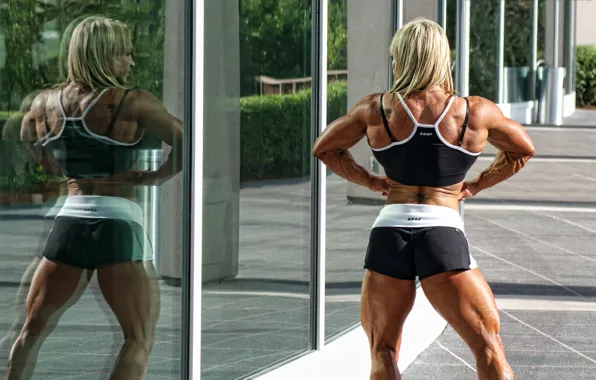 Картинка power, female, bodybuilder, Claire O'Connell