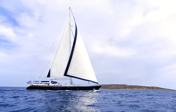 View, Greece, Dynamique Yacht Amadeus, Sailing Yacht