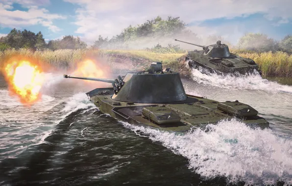 Россия, Лёгкий танк, ПТ-76-57, Модернизация ПТ-76Б, 57-мм пушка АУ-220
