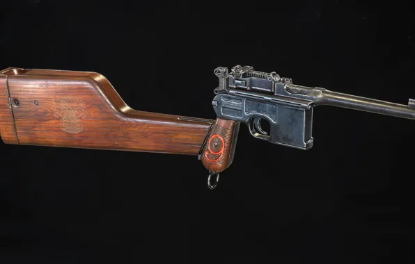 Германия, Mauser C96, Самозарядный пистолет, Red 9