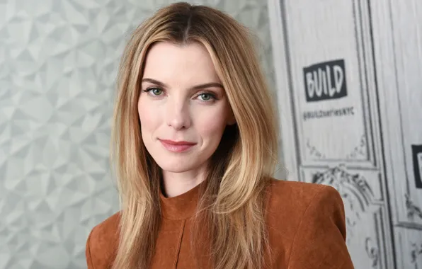 Взгляд, портрет, актриса, hair, Betty Gilpin, Бетти Гилпин