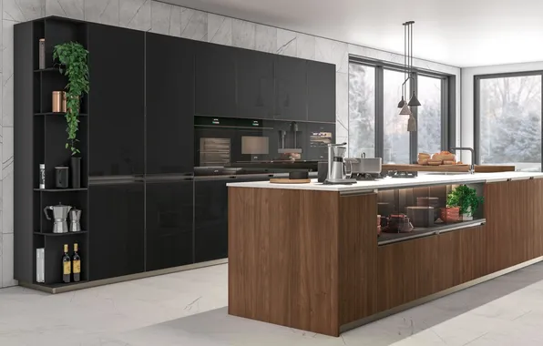 Стиль, комната, вилла, интерьер, Италия, кухня, итальянский дизайн, Cucina Crema