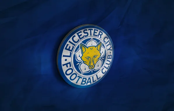 Wallpaper, sport, football, Premier League, England, 3D logo, Leicester City