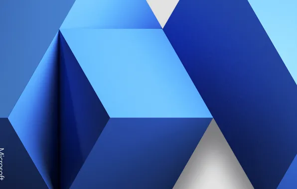 Абстракция, обои, узор, Microsoft, объём, Azure AI