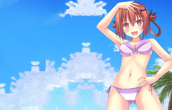 Girl, sexy, Anime, beautiful, pretty, erotic, bikini, attractive