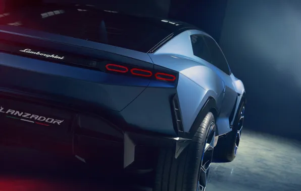 Lamborghini, close-up, rear view, Lamborghini Lanzador Concept, Lanzador