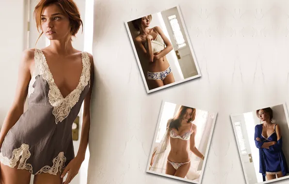 Девушка, фото, модель, рыжая, miranda kerr, Victoria's Secret Angels, миранда керр