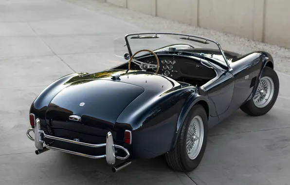 Черный, Shelby, ретро автомобили, 1963, Shelby Cobra, единственный экземпляр, Cobra 289, спортивные автомобили