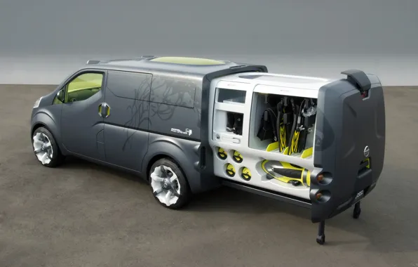 Тюнинг, VW Concept T, Rear And Side, 2007 Nissan NV200 - Sliding Cargo Pod