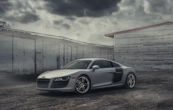 Audi, Car, Clouds, Cool, Clean, Photography, Supercar, Silver