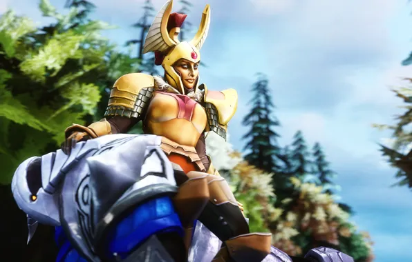 Лес, доспех, Dota 2, Legion Commander