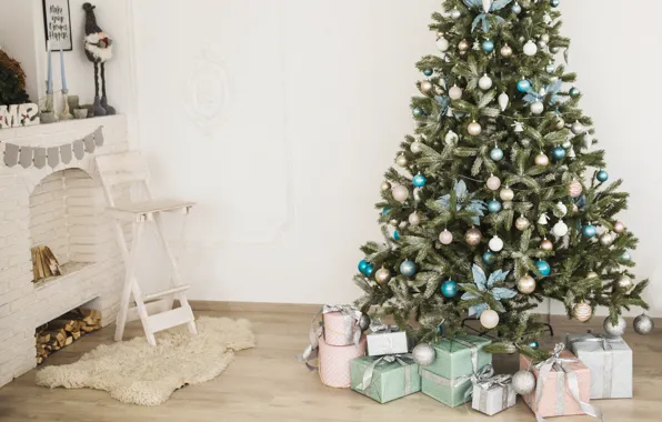 Украшения, шары, елка, Новый Год, Рождество, подарки, Christmas, balls