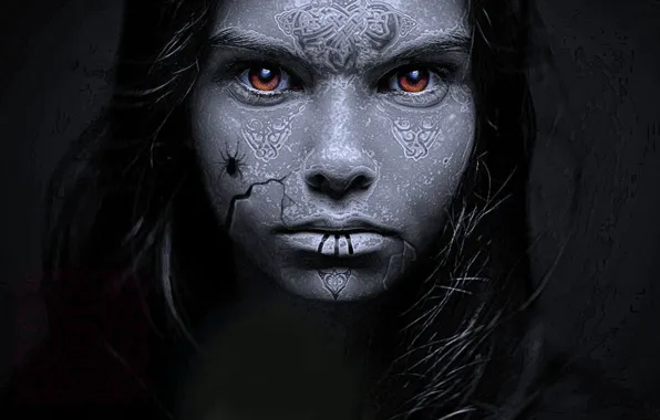 Dark, gothic, artist sergey sidenko, okirra