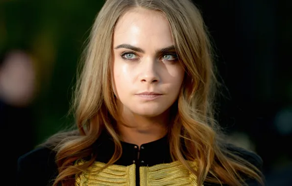 Картинка взгляд, поза, модель, макияж, актриса, hair, Cara Delevingne, Кара Делевинь
