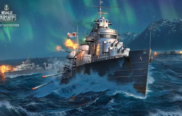 Картинка морской бой, World of Warships, Мир Кораблей