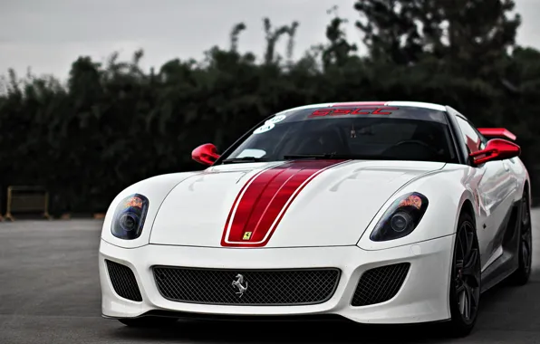 Ferrari, 599, GTO, White, Supercar