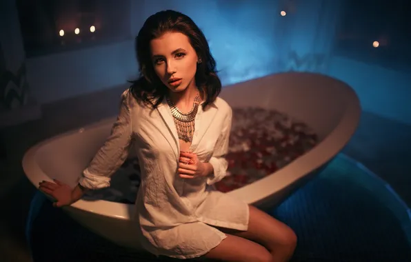 Girl, Beautiful, Model, Beauty, Hotel, Fashion, Hair, Bath