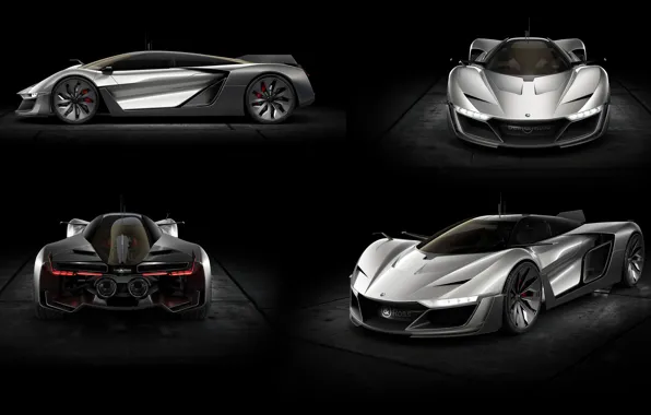 Картинка Concept, концепт, суперкар, Aero GT, Bell &ampamp; Ross