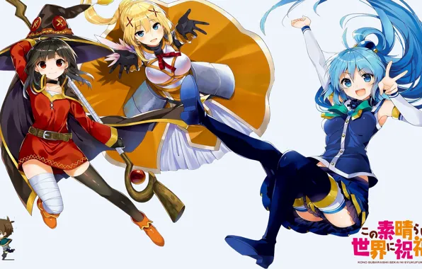 Anime, manga, japanese, mahou, KonoSuba, Kono Subarashii Sekai ni Shukufuku o!, madoshi