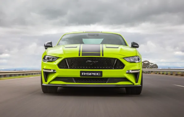 Mustang, Ford, вид спереди, AU-spec, R-Spec, 2019, Australia version