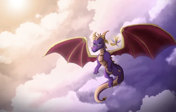 Небо, Рисунок, Игра, Fantasy, Dragon, Art, Characters, Game Art