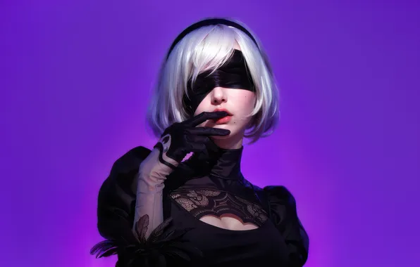 Картинка games, automata, 2b blade