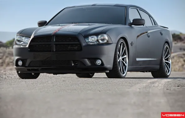 Dodge, charger, vossen