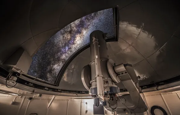 Небо, телескоп, обсерватория