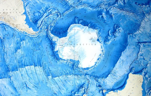 Карта, антарктида, ледяной, южная америка, материк.