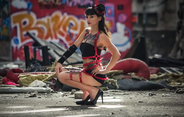Девушка, поза, Christel