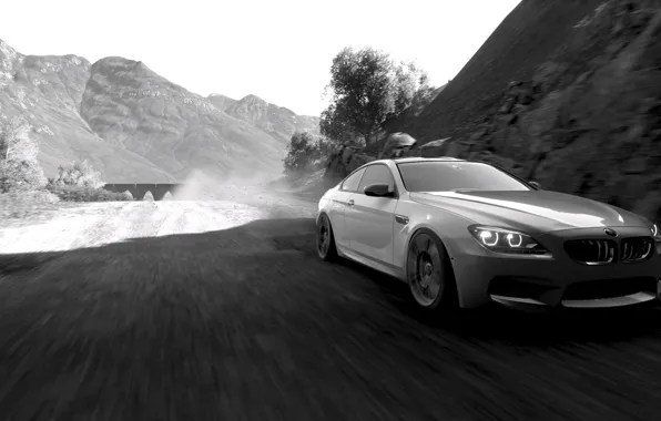 HDR, BMW, Tree, Speed, Bridge, Coupe, Game, BMW M6 Coupe