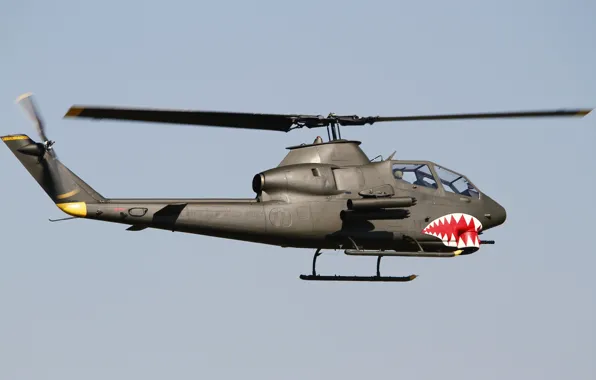 Картинка полет, вертолет, Cobra, Bell, TAH-1P