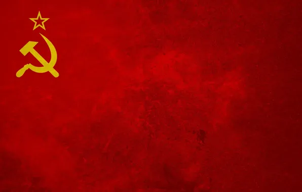 Картинка USSR, flag, red background