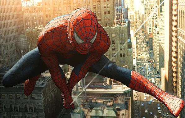Картинка прыжок, фильм, человек-паук, спайдермен, spider-man