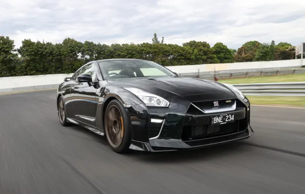 Nissan, GT-R, front view, Nissan GT-R T-spec