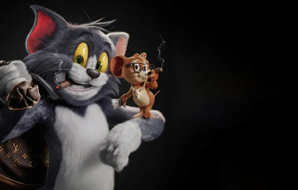 Картинка Digital Art, Tom and Jerry, Cartoon