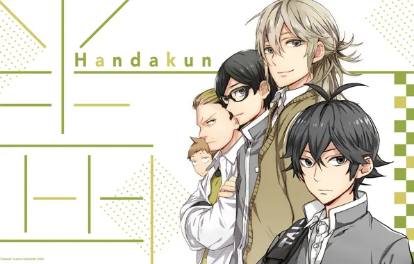 Картинка аниме, арт, Ханда-кун, Handa-Kun