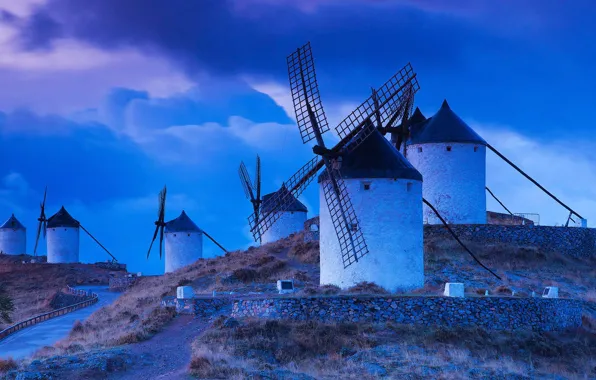 Картинка Испания, Толедо, ветряная мельница