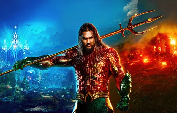 Взгляд, поза, фигура, постер, Jason Momoa, Джейсон Момоа, Аквамен, Артур Карри
