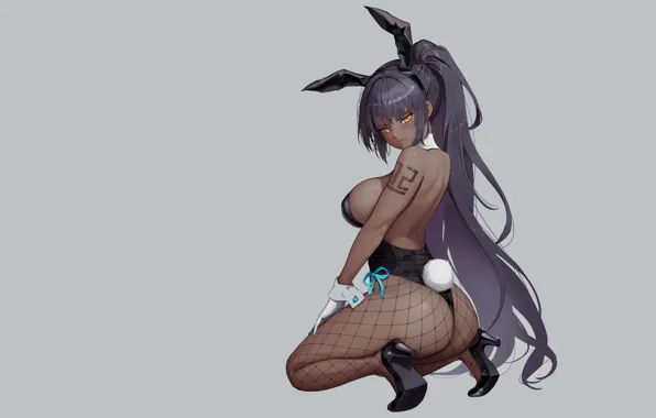 Sexy, ass, anime, butt, babe, bunny, leggings, backside