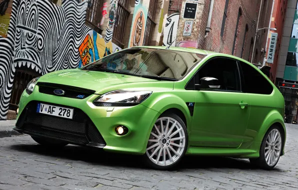 Картинка Ford, Focus, Green