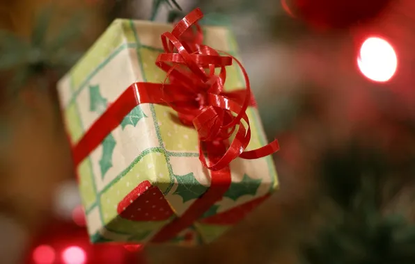 Праздник, коробка, подарок, новый год, new year, упаковка, holiday