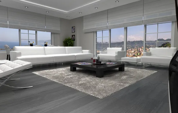 Wallpaper, house, room
