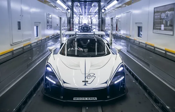 McLaren, суперкар, вид спереди, 2018, Senna, MSO, Senna 001