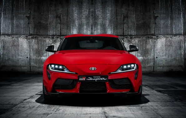 Toyota, вид спереди, Supra, 2019, Toyota GR Supra, GR Supra